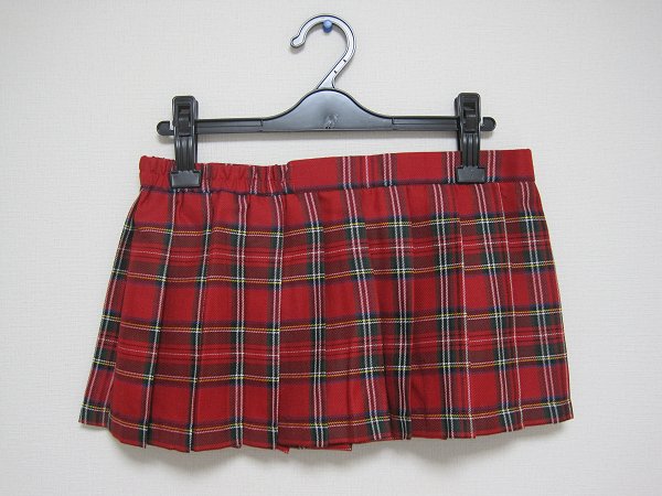 制服★超ミニチェックスカート(大きいサイズ・新品)_1