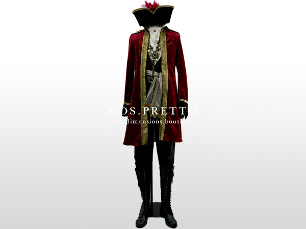 【送料込・即決】ヘタリア スペイン 海賊衣装 グリーン M_1