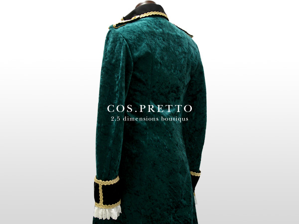 【送料込・即決】ヘタリア スペイン 海賊衣装 グリーン M_3