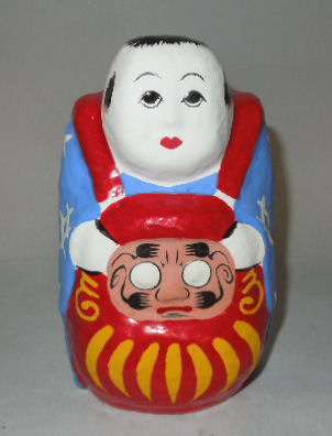 郷土玩具】静岡張子 澤屋 達磨抱き童子 【公式通販】