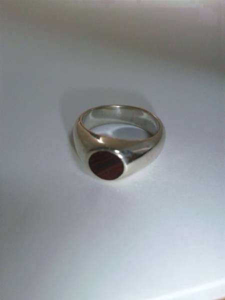 スタンリーゲス スモールラウンドウッドインレイドリング_1