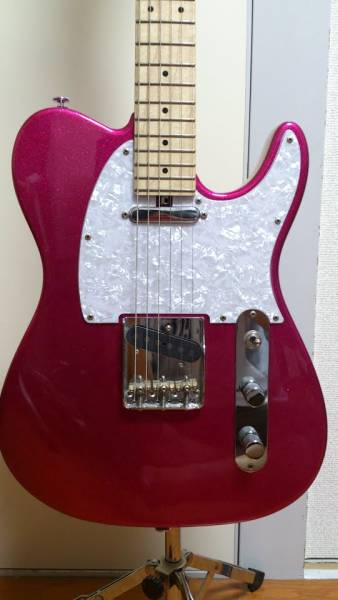 Bacchus T-Standard ピンクラメ テレキャス fender momose(バッカス