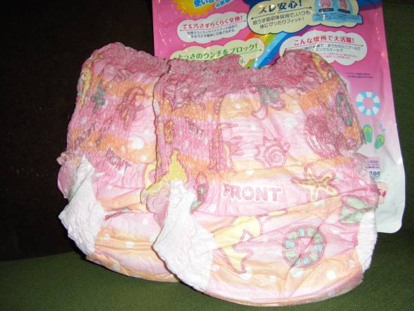 水遊び用スイミングパンツ（GOO.N）女の子用L2枚_3