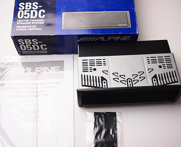 ALPINE アルパイン 1DINサイズ センタースピーカー SBS-05DC