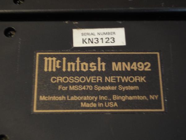 マッキントッシュ McIntosh クロスオーバー MN492(カーオーディオ 