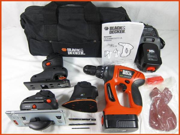 Black Decker Sx6000 14 4v充電式マルチツール 丸のこch 1付yo 電動工具 売買されたオークション情報 Yahooの商品情報をアーカイブ公開 オークファン Aucfan Com