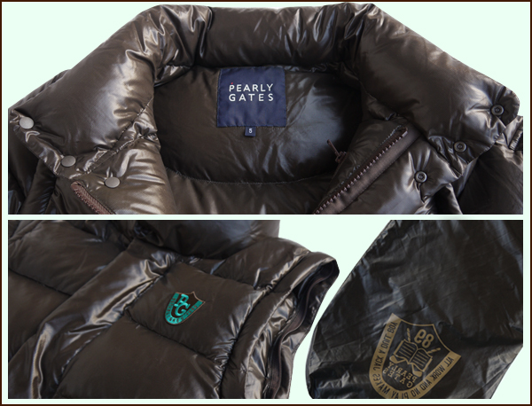 053-220024 PEARLY GATES ダウン コーヒー /size5_3