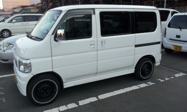 ホワイトリボン 155/80R13 MAXXIS バリ山 バモスエブリィ(ラジアル