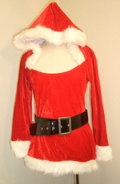 [コスプレ衣装] クリスマス セクシーサンタD 大きなサイズXXL①_2