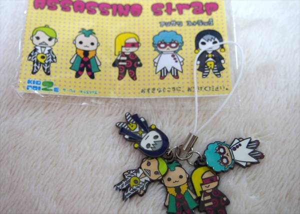 同人グッズ ジョジョ5部 暗殺チームストラップ キッズノイズ ジョジョの奇妙な冒険 売買されたオークション情報 Yahooの商品情報をアーカイブ公開 オークファン Aucfan Com