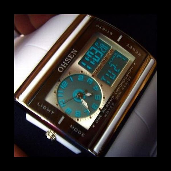 ★新品/OHSENメンズ腕時計白/BURBERRYポールスミスDIESELオメガ4_2