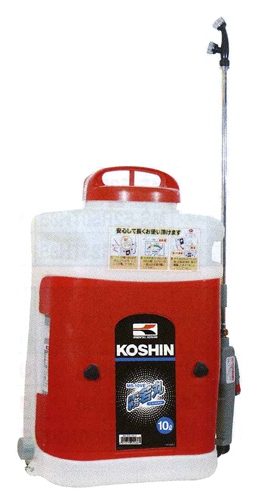 充電式噴霧器　工進　霧若丸 MS10VE 霧若丸 背負い式充電噴霧器 10L 1台 工進 【通販モノタロウ】