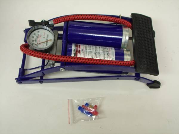 フットポンプ ダブルタイプ 　空気入れ_2