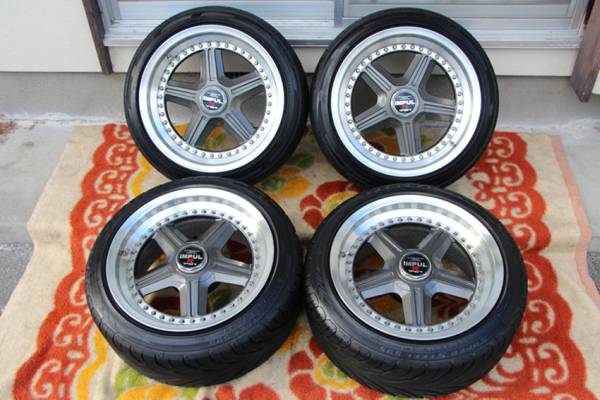 深リムIMPUL インパル R701 17X9.0J+20 GTRサイズ R31 R33 FD FC