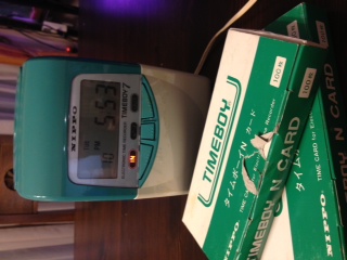 ニッポータイムボーイ　中古品タイムカード付_1