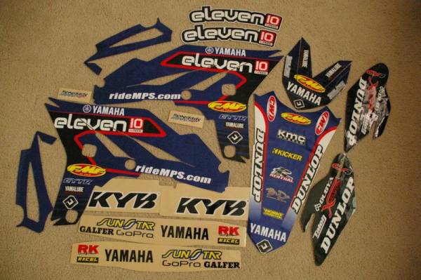 ◆5795 YZ250F 10-13 Flu ELEVEN TEN グラフィック