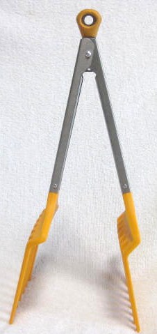 熊手型 魚用トング 焼き魚 煮魚 網 魚焼き器 オレンジ(その他)｜売買 