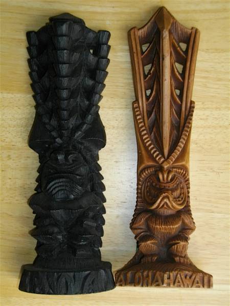 古いハワイ土産 精霊の置物 原住民トーテムポール木彫り神像妖怪 エスニック 売買されたオークション情報 Yahooの商品情報をアーカイブ公開 オークファン Aucfan Com