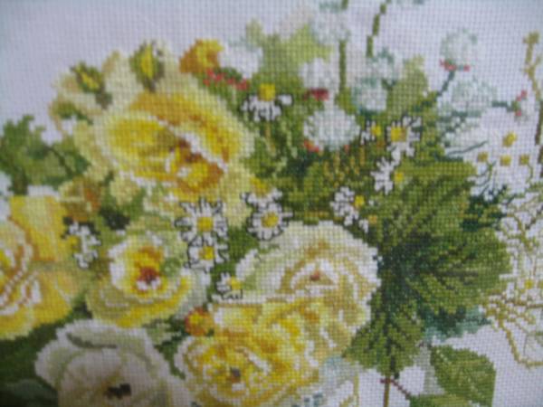 ハンドメイド★クロスステッチ・完成品★橋本不二子★中古品_2