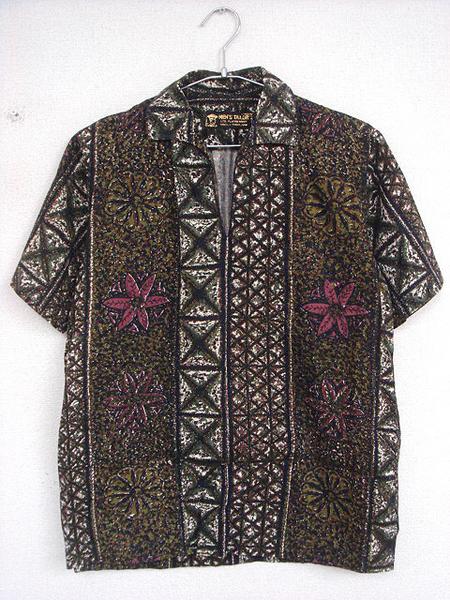 ビンテージ プルオーバーコットンアロハシャツＨawaiiハワイアン