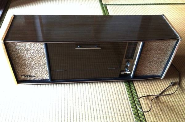 【昭和レトロ】1960年代 コロンビア 真空管 レコードプレイヤー ラジオ 日本コロンビア真空管ステレオレコードプレーヤー昭和レトロ(電化製品