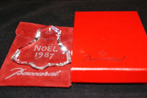 Baccaratバカラ　クリスマスオーナメント　1987　NOEL_1