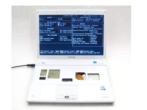 完全ジャンク】☆TOSHIBA DynaBook NXE/76HE☆Core2☆【1823】(12 