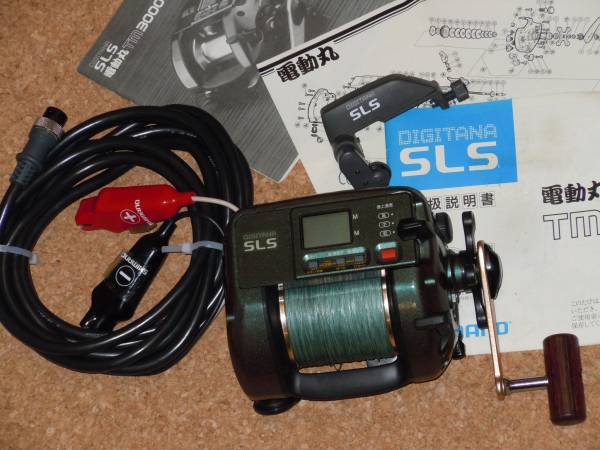 ★シマノ・電動丸【Ｔｍ・３０００H】シャクリ・P-１付き◎◎★_3