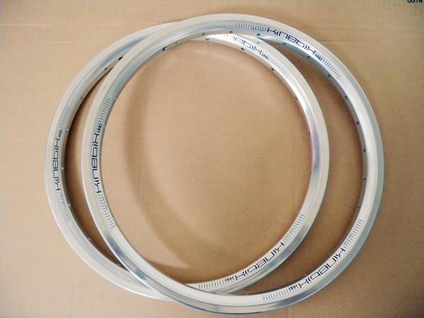 KINETIX PRO 16インチ リム シルバー F:20H / R:28H 前後セット(リム 