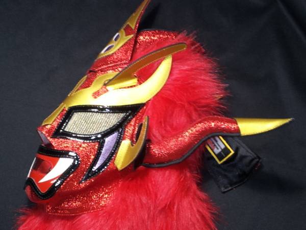 SHIMA製】 獣神サンダーライガー 試合用マスク 獣神サンダー SHIMA製】 獣神サンダーライガー 試合用マスク 獣神サンダー
