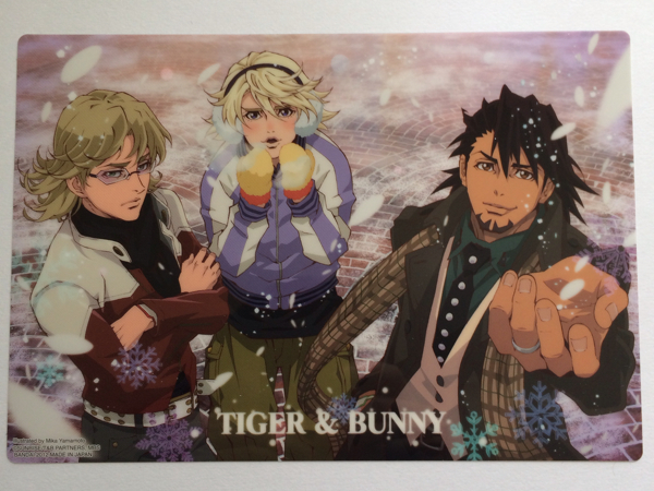 TIGERBUNNY タイバニ クリアポスター【2】虎徹 バーナビー