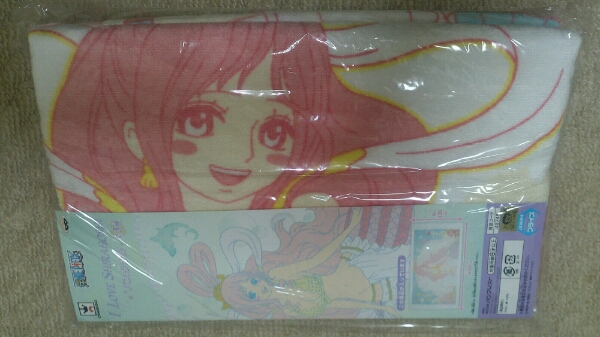 ワンピース I LOVE SHIRAHOSHI しらほし姫 バスタオルA 新品3_1