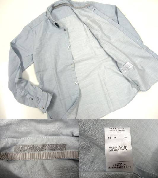新品 ミスチル桜井着 祈りPV フランシストモークス シャツ /h882(Mr