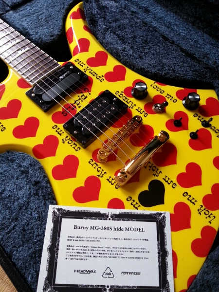 FERNANDES hide MG-380S ドンズバ イエローハート 新品