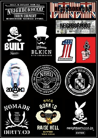 送料無料！ステッカー　防水シール　NEIGHBORHOODネイバーフッド_1