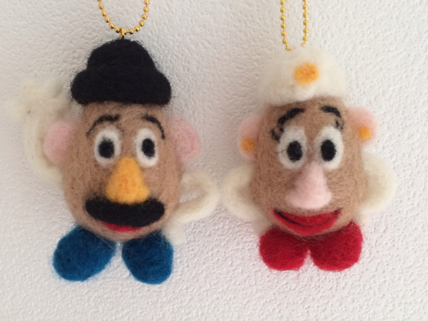 ◯ハンドメイド 羊毛フェルト トイストーリー ポテトヘッド風(トイ 