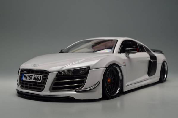 1/18 アウディ R8 GT ホワイト BBS-LM 改 カスタム(乗用車)｜売買され 