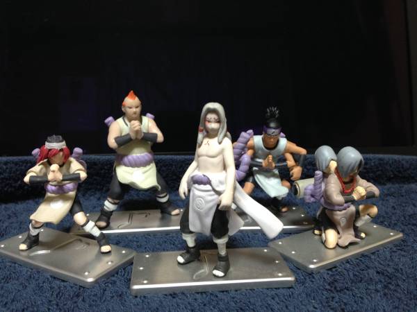 フィギュア ｎａｒｕｔｏ ナルト 忍形 音忍 5人衆 Naruto 売買されたオークション情報 Yahooの商品情報をアーカイブ公開 オークファン Aucfan Com