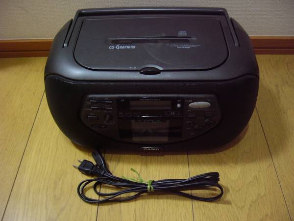 ☆カシオ☆CASIO☆CD-G550☆CD-GRAPHICS☆CDラジカセ☆都区内☆(CD 
