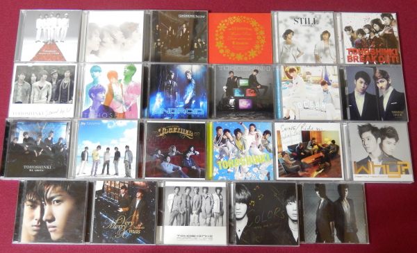 即決◆東方神起◆超豪華CD40枚セット◆DVD付ジャケカ付多数有