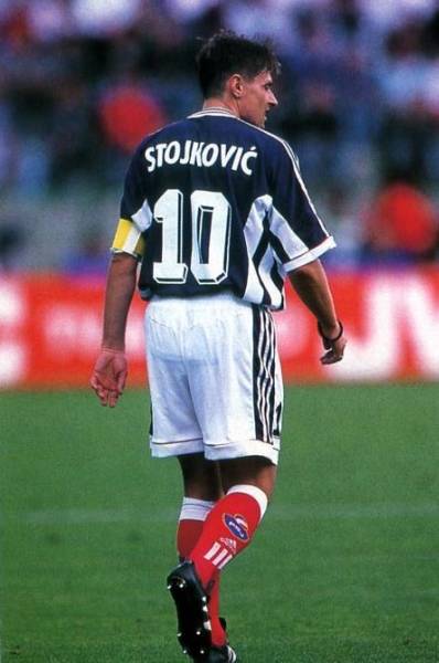 未使用☆ストイコビッチ☆98年W杯☆正規ユーゴ代表ユニフォーム