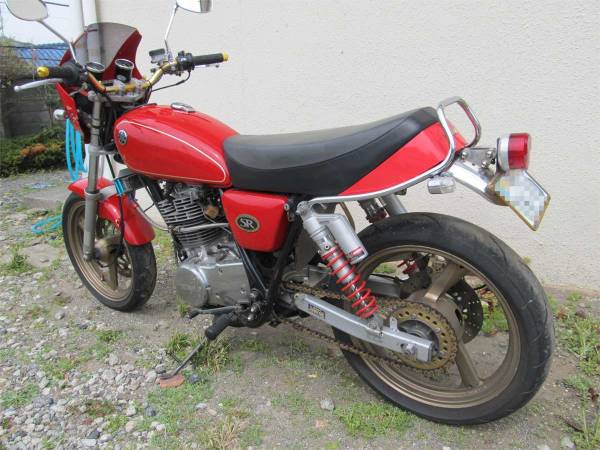 SR400改 前後ディスクブレーキ 公認済み 型式1JR改 車検長い!!(251cc 