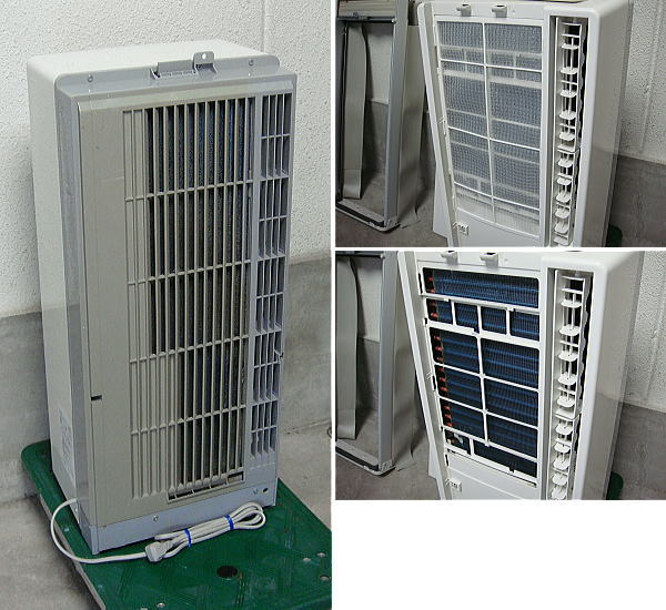 中古09年製ハイアールJA-Y1800Gウインド窓用エアコン目安6-8畳(窓用 