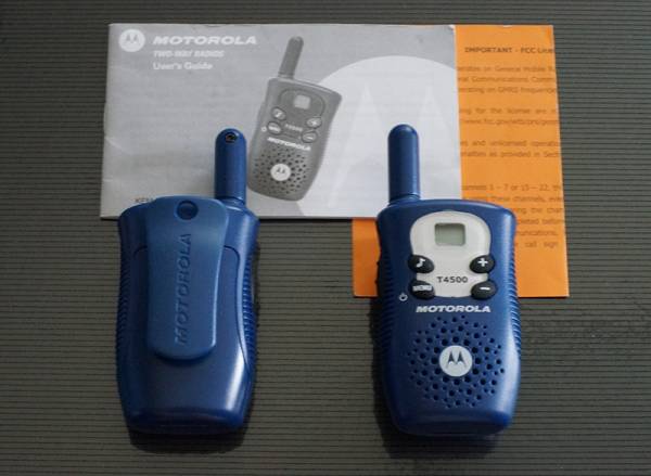 モトローラ 超小型 トランシーバー ☆ MOTOROLA TalkAbout T4500
