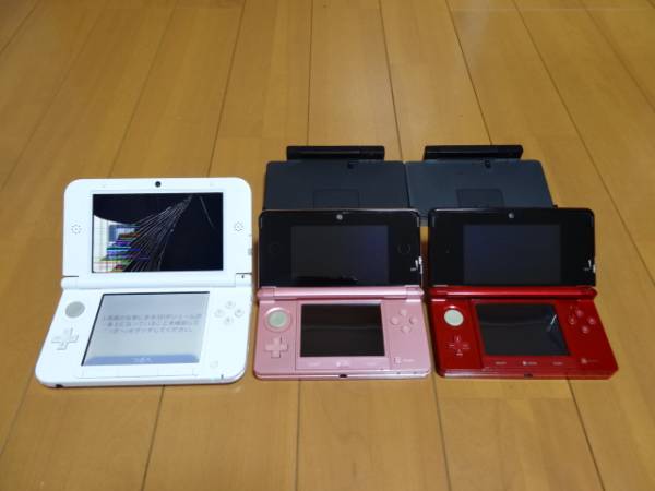 3DSLL いとおしく ピンク×白 ジャンク品