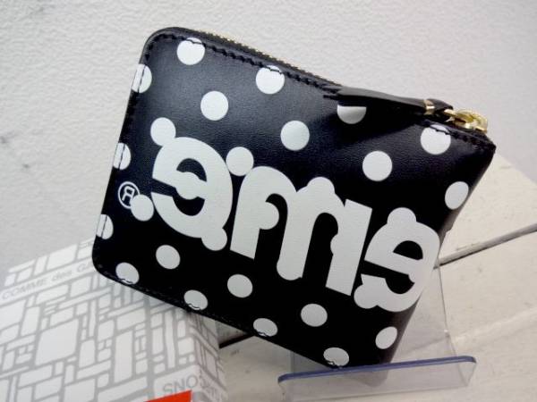 KZ817☆14ss Supreme×COMME des GARCONS SA7100SSA☆黒 財布 