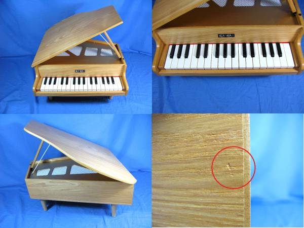 美品◇カワイ グランドピアノ 1102/トイピアノ 木目 おもちゃ◇(ピアノ