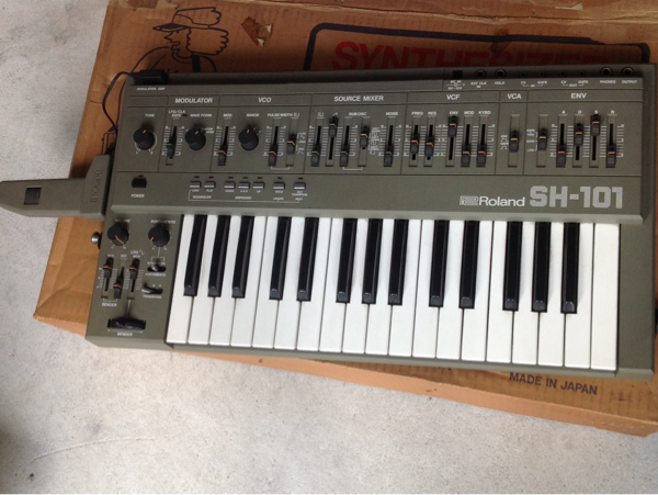 Roland SH-101 シンセサイザー ショルダーキーボード(ローランド