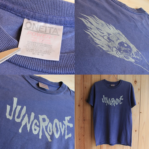 90s pushead パスヘッド JUNGROOVE Tシャツ sizeM t1201の入札履歴