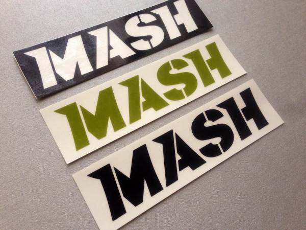 MASH SF ロゴ ステッカー 3枚セット 1 】ピスト バイシクル